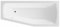 HAK Badewanne MINOU 170x70cm Weiß Freistehend Rechteckig Modern 170 Liter