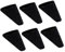 CONGARTENO 6pcs Air Fryer Rack Silicone Liners for Dishwasher Safe Protection Air Fryer Rack Accessories Stability Feet Covers