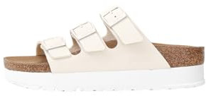 Birkenstock Florida III PAP Flex Platform Hausschuhe für Damen Creme 39, beige, 39 EU