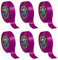 Pro Home Electrical Insulation Tape 6pcs Electrical Tape 19mmx33m Waterproof PVC Tape For Protecting Electrical Wires, Installations, Connections (Purple, 33m)