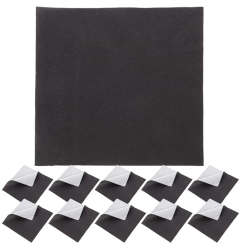 MOKKHNB 60 Pièces Serviettes Noires Jetables Papier pour Anniversaires Mariages et Événements Spéciaux et Résistantes Parfaites pour Vos Fêtes et Repas