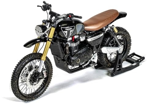 Corgi CC08403 James Bond Triumph Scrambler 1200XE (Norway) 'No Time To Die' Die-Cast Model - 1:12 Scale Model Motorcycle, Diecast Motorbike Models for Ages 14+, Adults & Collectors