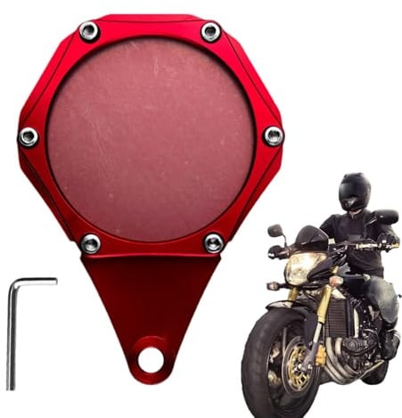 Motorrad-Kennzeichenhalter – Legierung wasserdichte Halterung, Aluminiumrahmen, rostbeständige Vitrine, kompakte Nummernschildhalterung | Zubehör für Motorrad, Roller, Fahrrad, Outdoor-Fahren