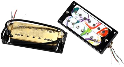 1 pastilla de alta potencia de salida encerada para guitarras eléctricas de 7 cuerdas y pastillas de repuesto para guitarras de alto rendimiento