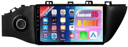 Android 15 Radio para KIA K2 Rio 4 2017-2019 con Wireless Carplay y Android Auto, Pantalla Táctil Incell 9 Pulgadas con GPS WiFi Bluetooth FM RDS Cámara Trasera(4-Core(1G+32G))