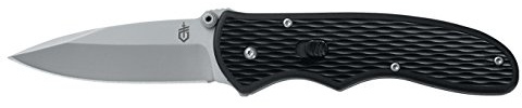 Gerber Gear 22-47162N Fast Draw Folding Assisted Opening Pocket Knife, Fine Edge, Black