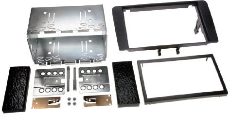 Hama Doppel-Din-Radio-Einbaukit für Audi A3, Schwarz