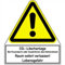 Schild Kombischild: CO2-Löschanlage ... 24 x 21cm PVC