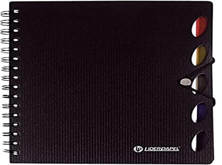 Q-Connect 35973 Collegeblock, kariert, 100 Blatt, A5 schwarz