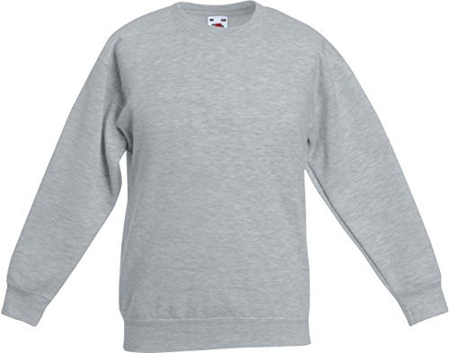 Kids Set-In Sweatshirt 152 (12-13),Heather Grey