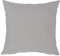 Kissenbezug 40x40 cm Silber mit Reißverschluss Struktur Leinenoptik Kissen für Sofa Wurfkissen