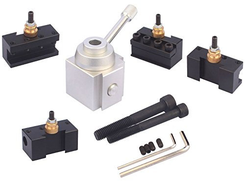 Mini Lathe Quick Change Tool Post & Holders Multifid Tool Holder Kit Set for Table