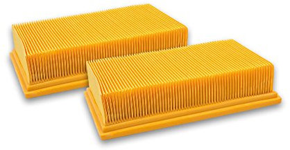 vhbw 2x Flachfaltenfilter kompatibel mit Kärcher NT4 0/1 tact te, ProNT 200, 400, Radius 28 Deluxe, Xpert NT 360, NT 362 Eco SB V1 Eco Staubsauger - Filterelement