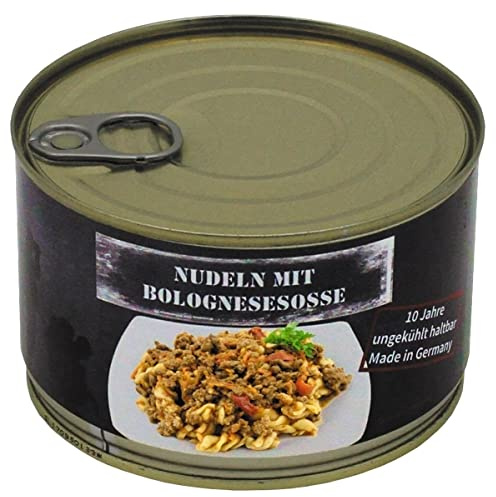 MFH Nudeln mit Bolognesesoße, Vollkonserve, 400 g, 7% Mwst.