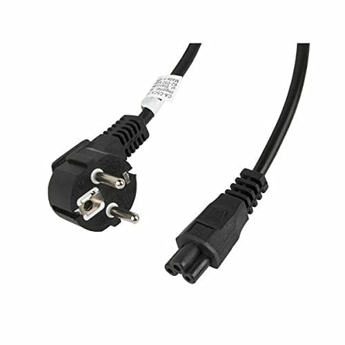 Lanberg CA-C5CA-11CC-003-BK CEE 7/7 Schuko-Stecker auf Iec 320 C5 Buchse Netzkabel Laptop VDE, 3m schwarz