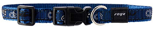 Rogz Halsband für Roller, Größe M, marineblau