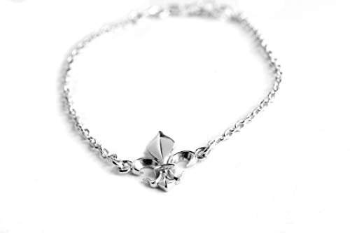 TALISMAN JEWELRY Armband Blume de Lys aus Silber - Fleur de Lis-