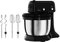 Tefal QB1108 Oh My Cake Küchenmaschine | 300 Watt | Satelliten-Rührwerk | 4-L-Edelstahl-Schüssel | kompakte Größe | 5 Geschwindigkeiten | inkl. 2 Schneebesen, 2 Knethaken | Schwarz