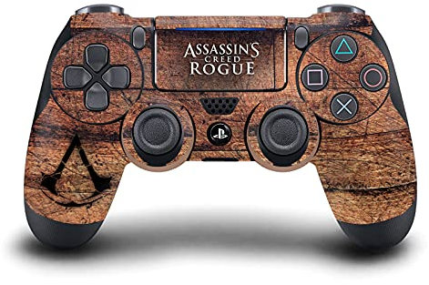 Head Case Designs Offizielle Zugelassen Assassin's Creed Muster Bretter Boesartig Schluessel Kunst Vinyl Haut Gaming Aufkleber Abziehbild kompatibel mit Sony Playstation 4 PS4 DualShock 4 Controller