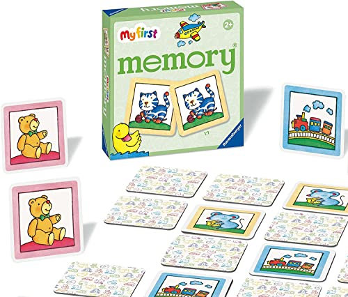 Ravensburger - 20877 - My First Memory® Meine Lieblingssachen, Merk- und Suchspiel mit extra großen Bildkarten für Kinder ab 2 Jahren