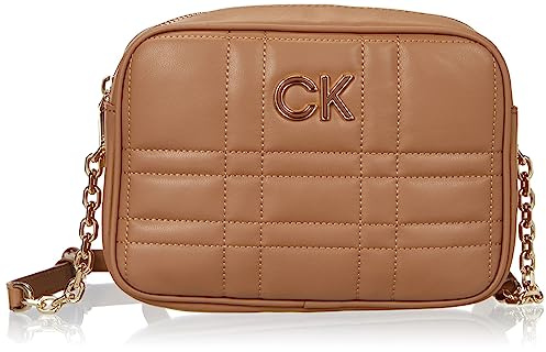 Calvin Klein - Re-lock Quilt Camera Bag, Crossover Donna