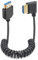 Duttek Câble en Spirale HDMI 2.1 (1,2m), 48Gbps Right Angle 8K HDMI Mâle vers Mâle Cable Prise en charge de 8K@60Hz, Compatible avec Caméscope, Moniteur TV, PS5, Moniteur, PC
