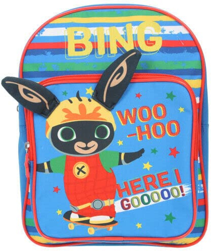 Bing Boys Deluxe kids school Backpack with 3D Bunny Ears Kids Nursery Bag