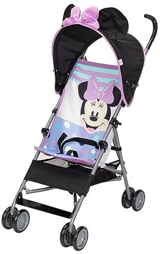 Disney Baby Character Umbrella Stroller, Eye-catching, Fun, 3D Stroller, Minnie Play All Day