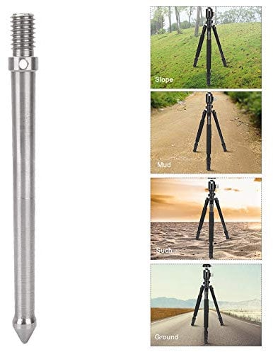 Stativ-Spikes 3/8 Metall-Spike-Halterung für Stativ-Einbeinstativ mit 3/8-Zoll-Schraubgewinde Kamerazubehör (8 cm) (12cm)