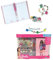 ODS - Barbie, Fashion Set Diario e Gioielli, 1 Mini Diario Scuola con Penna Glitterata e Ciondoli per Creare Braccialetti, Età Consigliata +5 Anni