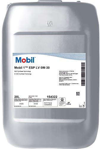 Mobil 1 ESP LV 0W-30, 20L Pail