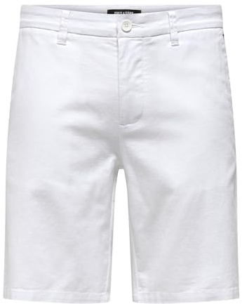 Only & Sons Male Chino Shorts ONSMARK Normal geschnitten Leinen Shorts | Chino shorts