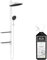 Colonne de douche encastréee HANSGROHE Rainfinity 360 blanc mat + nettoyant Briochin
