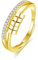 INFUSEU Anxiety Ring für Mädchen, Fidget Angstring Gold Ringe Verstellbar Bead Einstellbare Spinner Worry Schmuck Anxiety Ring Geschenk für Frauen Damen Mädchen