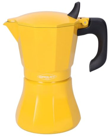 Oroley Caffettiera Italiana Petra Senape 9 Tazze