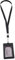 COHEALI Ausweishalter kartenclip karten clip für Kartenset Kartenband karten etui Reisebügel Inhaber eines Arbeitsausweises kleiderständer Abzeichen-Hülle Ausweishülle Echtes Leder Black
