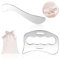 2Pcs Gua Sha Edelstahl - Multifunktions Gua Sha Schaber,Grade Faszien Tool zum Reiben für Gesicht,Rücken,Beine- Lymphdrainage,Muskelentspannung & Schmerzlinderung (mit Aufbewahrungstasche)