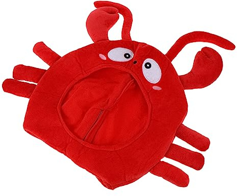 BESTonZON 1stück Lustiger Lobster Hut Kreative Scherzartikel Für Partys Und Kostüm-events Witzige Kopfdekoration Für Unvergessliche Fotos Und Überraschungen