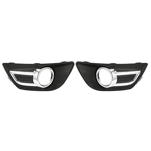 pour Citroen C4 pour C-Quatre 2008-2011 Chrome Pare-Chocs Avant Feu Antibrouillard Couvercle Cadre De Feu Antibrouillard Avant 1 Paire Cache Antibrouillard