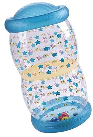 Yardwe Aufblasbare Krabbelrolle Fitness Spielzeug Aus PVC Kunststoff Hör Und Tast Übungsspielzeug Für Babys Kleines Krabbelförderndes Trainingsgerät Für Zuhause