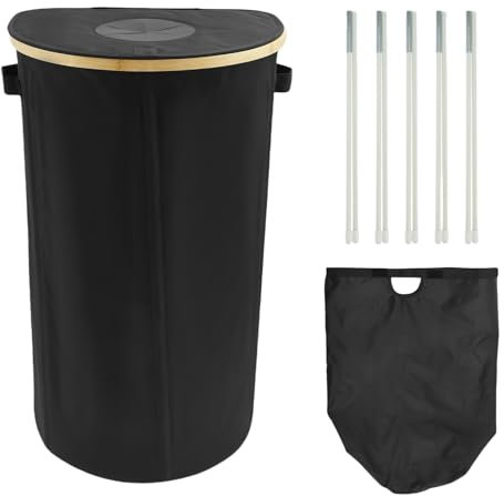 Liqzirtu Recolector de botellas – para botellas de almacenamiento, contenedor de reciclaje para interiores, depósito de reciclaje de 26 galones de tela Oxford con extraíble para latas de botellas