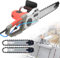 Electric Chain Saw Corded, Handheld Metal Cutting Saw Concrete Wall Cutter, with Diamond Double Chain/Intelligent Water Pump, for Granite, Porcelain,Wood,Concrete,Stone,Cuttingdepth-350mm
