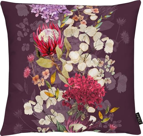 Apelt Kissenhülle Season violett-bunt Größe 49x49 cm