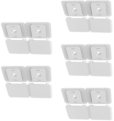 NVOQILIN 5Pcs Wall Adhesive Hook Wire Shelf Wall Mount Sticker Fixing For Kitchen Bathroom Gadget Home Electronic