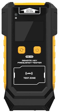 Spacnana Remote Key Tester, Car Key Frequency Detector with 433/868/902MHz Support, Infrared Remote and Battery Tester for Auto Diagnostics and Repair