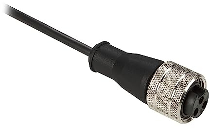 Schneider XZCP1865L2 XZ-Vorverdrahtete Buchsen, gerade, 1/2 Zoll 20 UNF, 3-polig, PUR Kabel, 2m