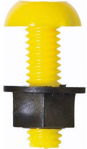 Pearl PWN085 Number Plate Screw/Nut - Yellow
