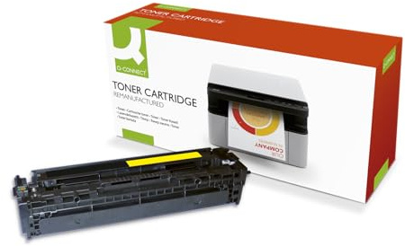 Q-Connect Compatible Solution HP 128A Laserjet Toner Cartridge Yellow CE322A-COMP