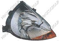 Prasco - FD0064903 - Ford - Ka - Mod. 10/96-12/02 - Scheinwerfer Rechts-H1+H7-Mit Lwr-Ohne Motor