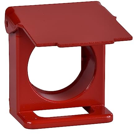 Schneider Electric, Harmony, ZB4BZ64, Red padlockable flap for Ø22 flush pushbutton